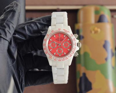 Replace Battery Replica Rolex Daytona 43MM Quartz Movement Ceramics Case Sapphire Glass Watch